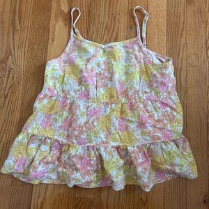 SO girls 14/16 (xl) floral tank